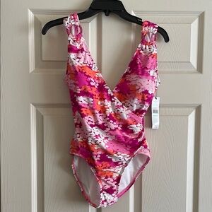NWT Carmen Marc Valvo One-Piece Swimsuit - size 8
